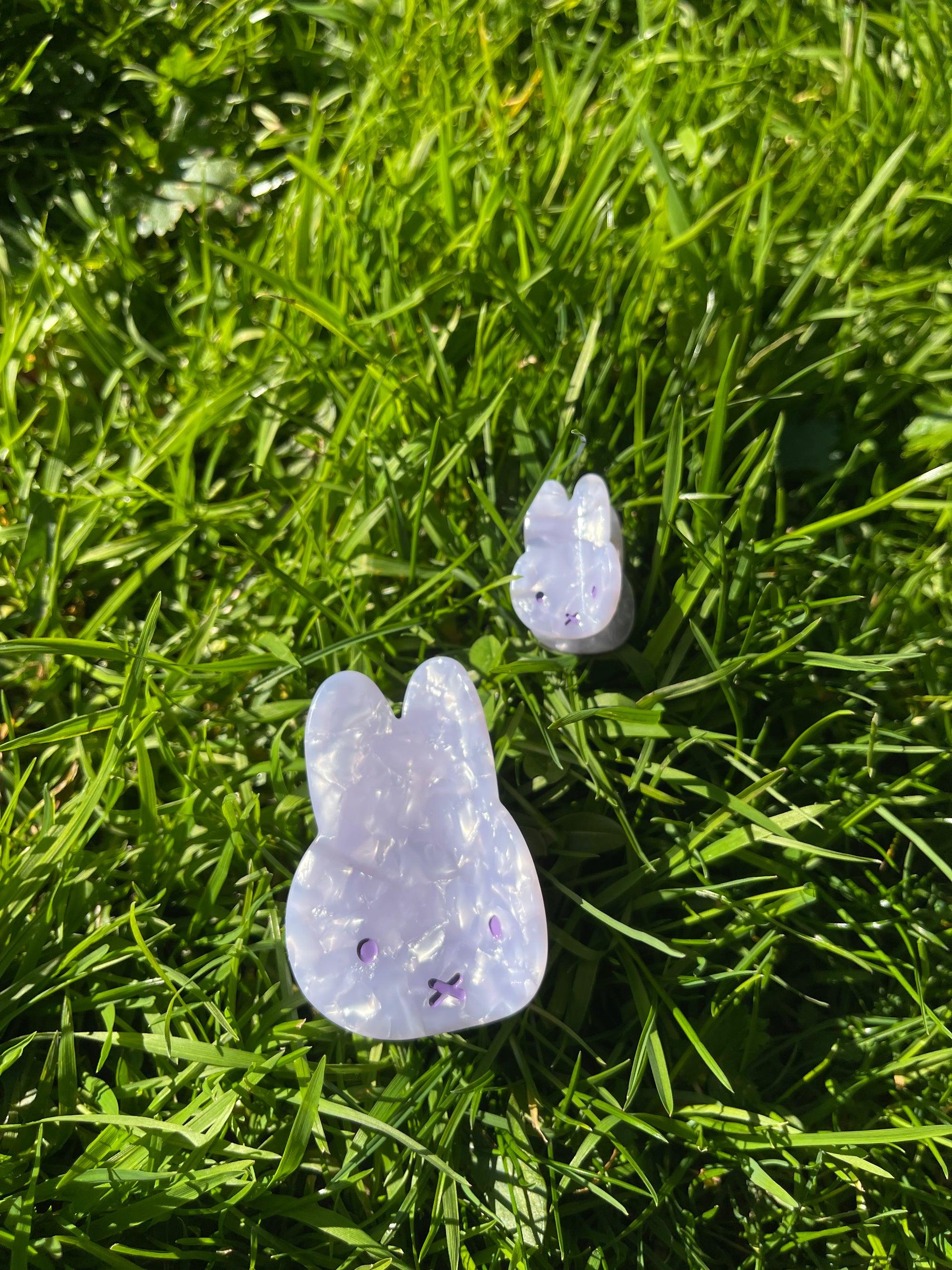 Miffy Pearlized Hair Claw, Classic, Lavender