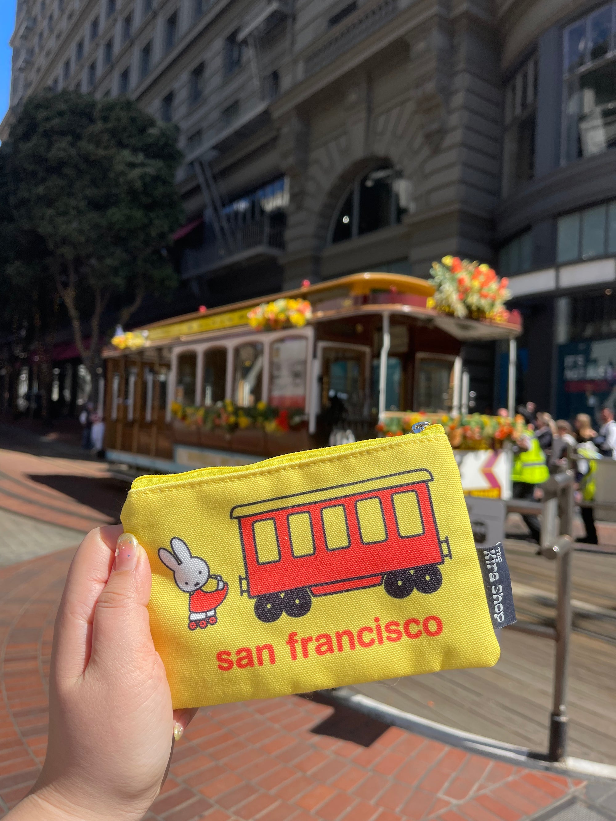 Miffy SF Zip Pouch, Trolley