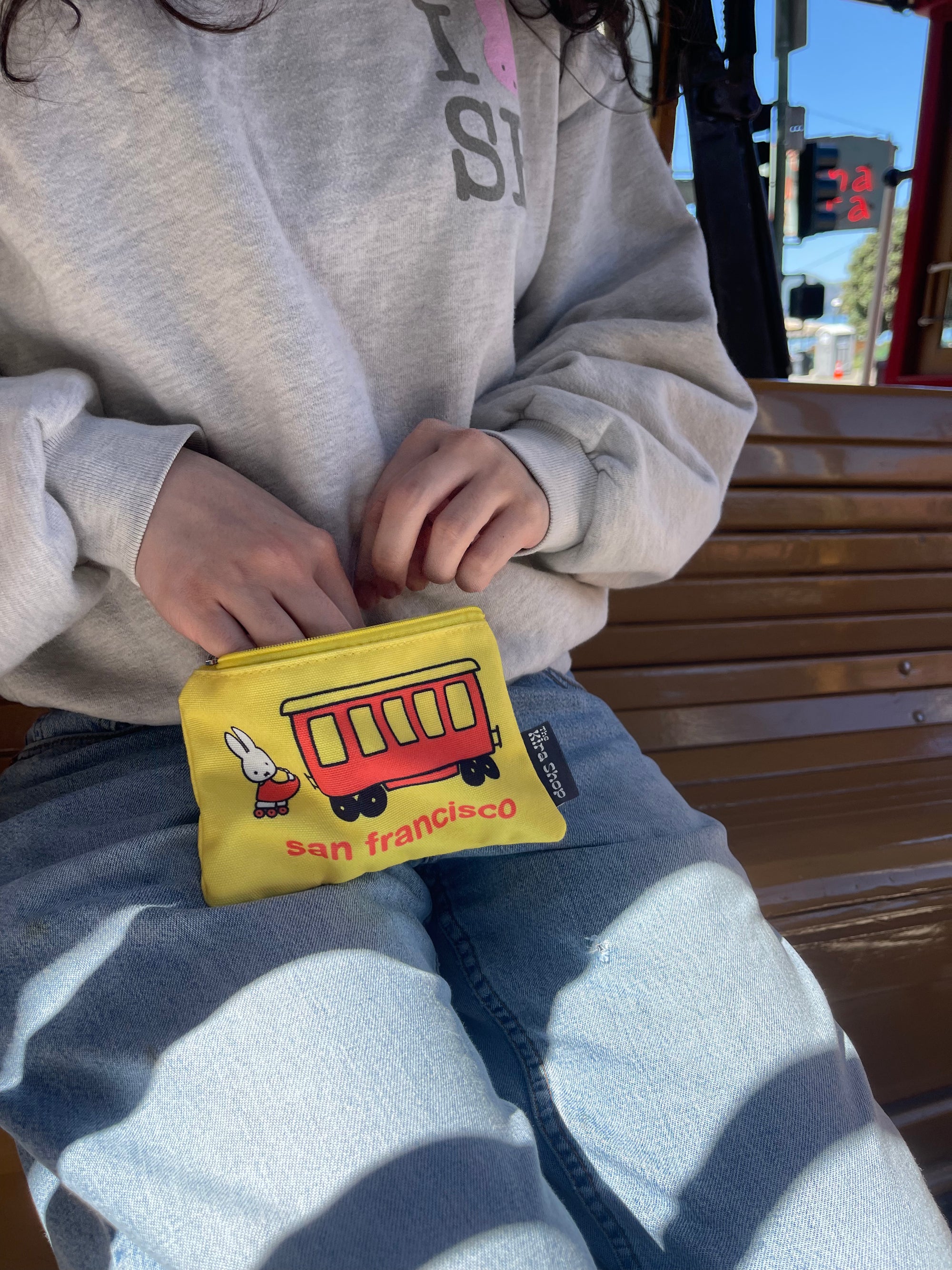 Miffy SF Zip Pouch, Trolley