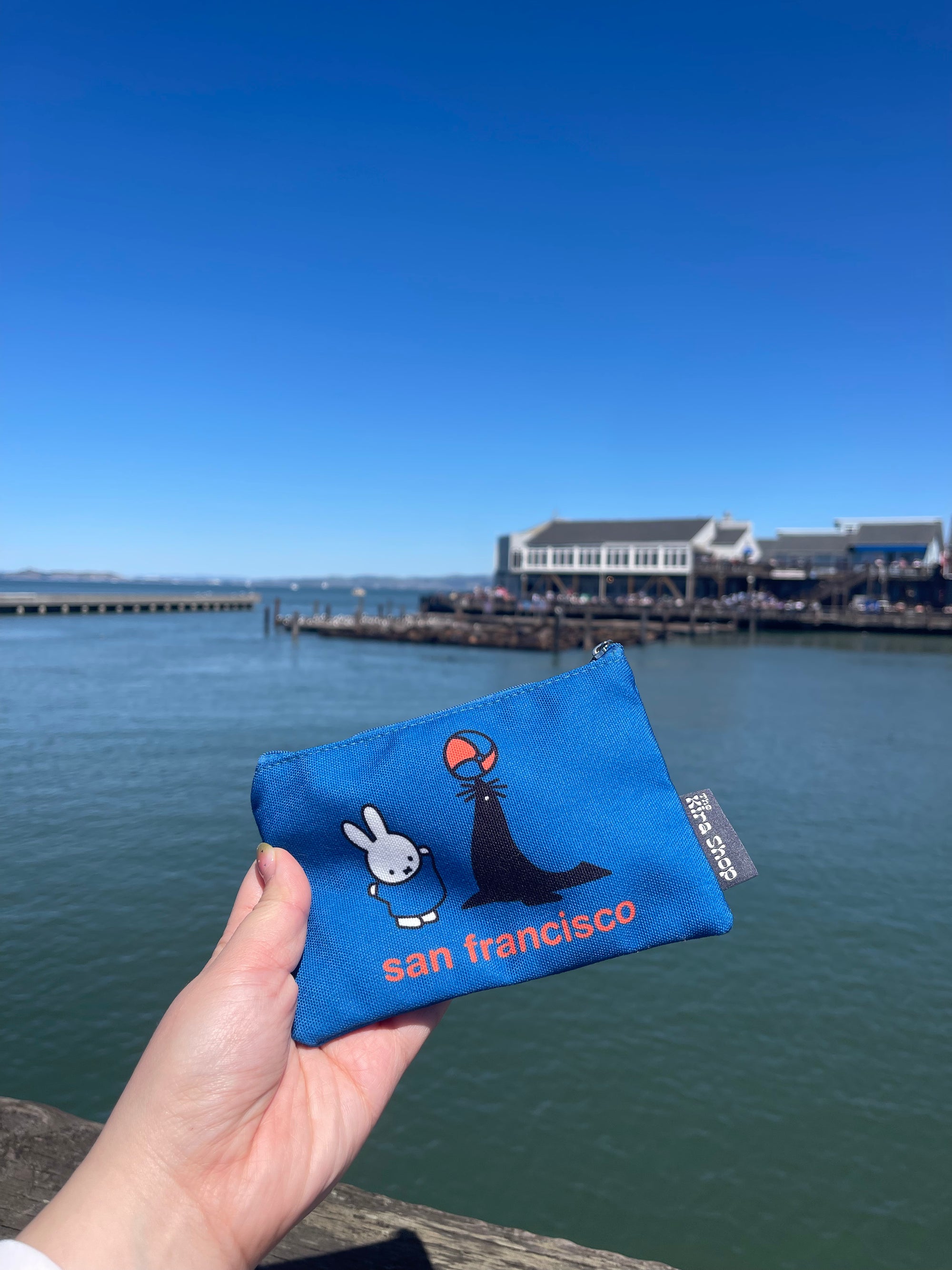 Miffy SF Zip Pouch, Seal