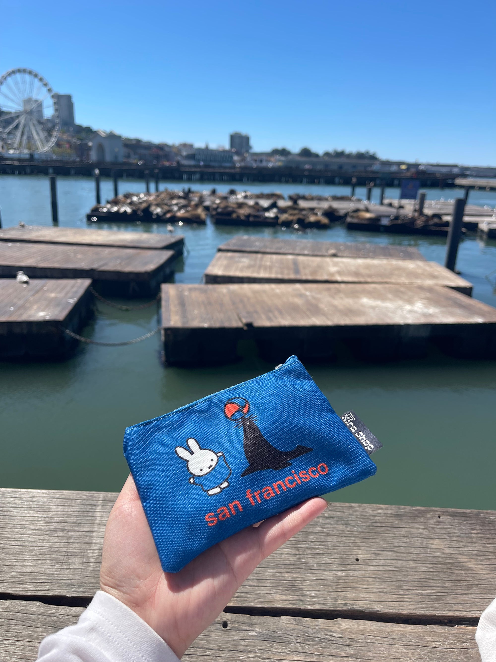 Miffy SF Zip Pouch, Seal
