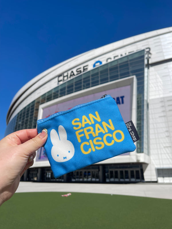 Miffy SF Zip Pouch, San Francisco Blue
