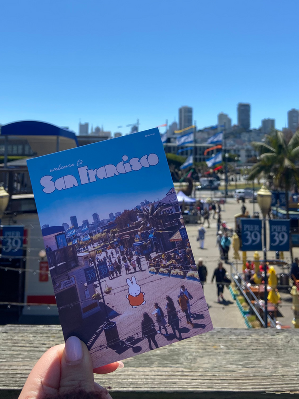 SF Miffy Postcard, Pier 39