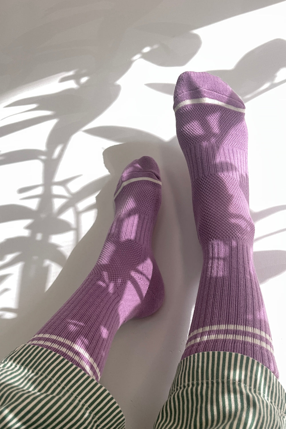 Boyfriend Socks, Grape