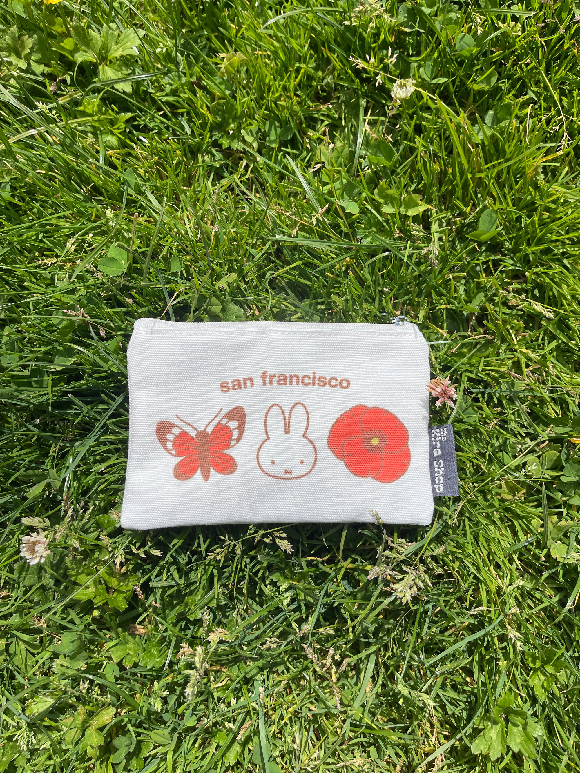 Miffy SF Zip Pouch, Poppy Butterfly