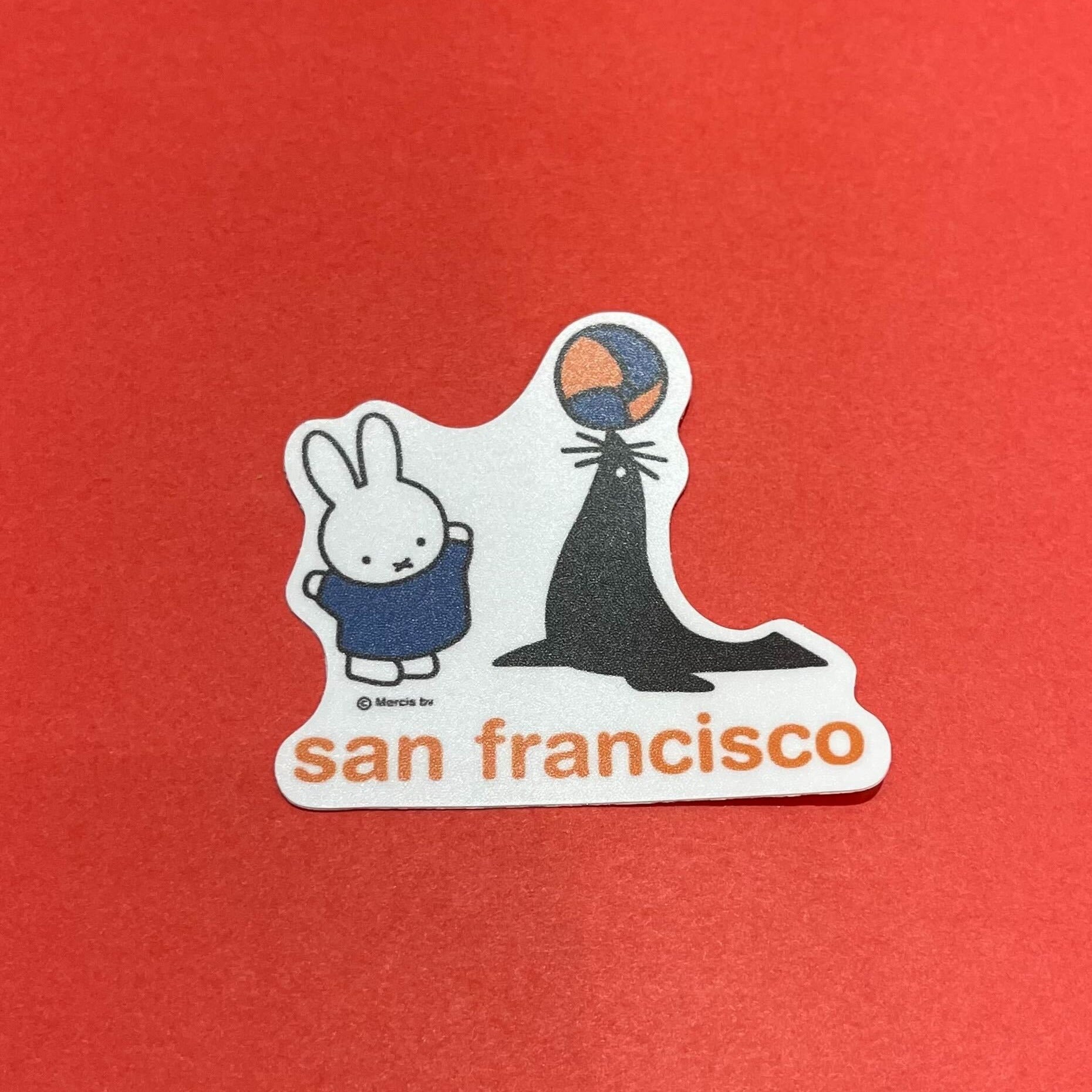 Miffy SF Seal Sticker