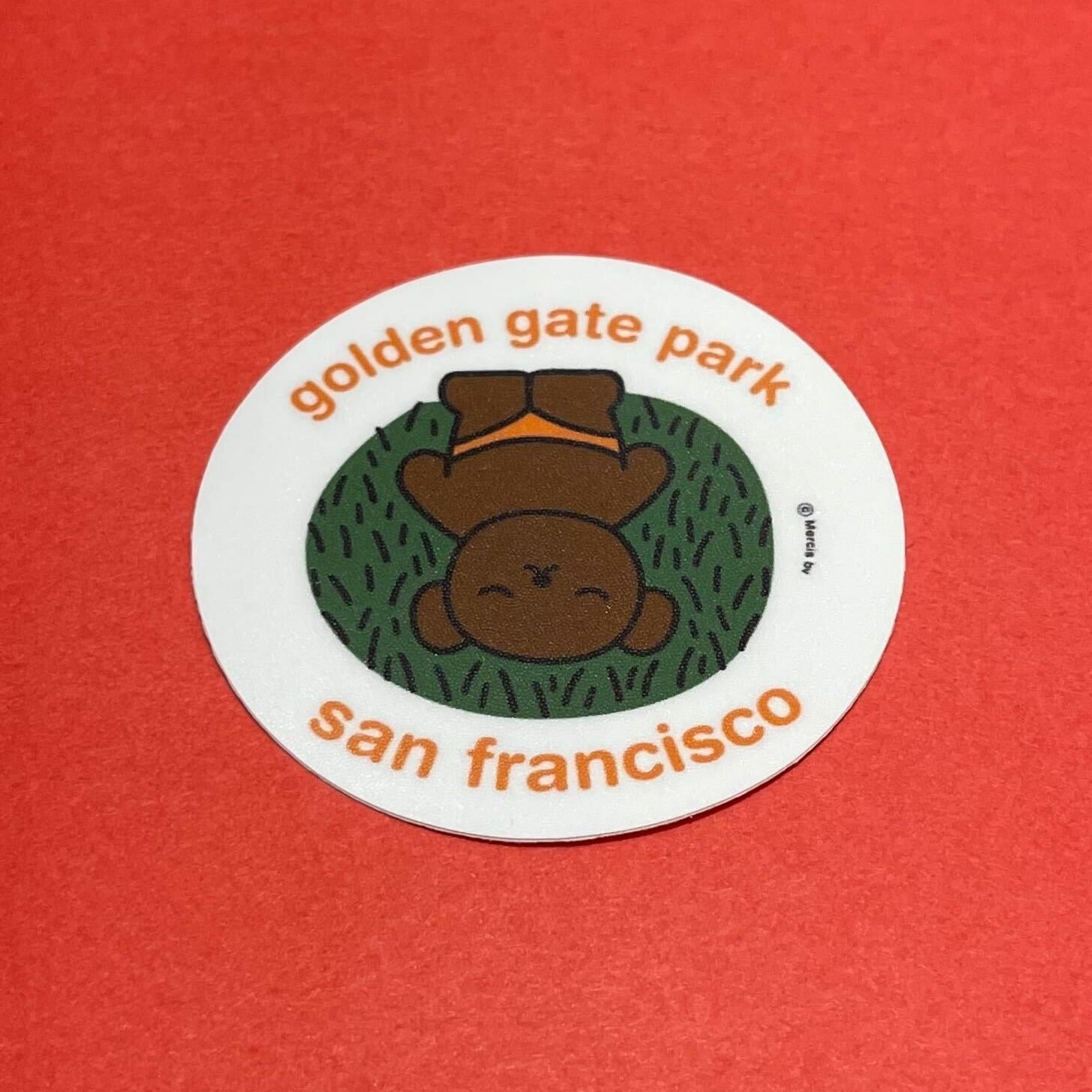 Boris SF Golden Gate Park Sticker