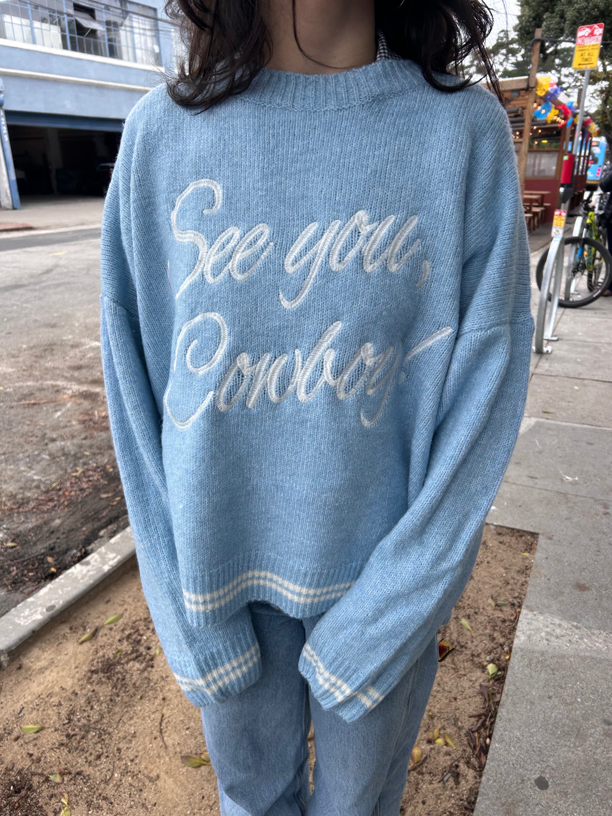 See You Cowboy Knit Sweater