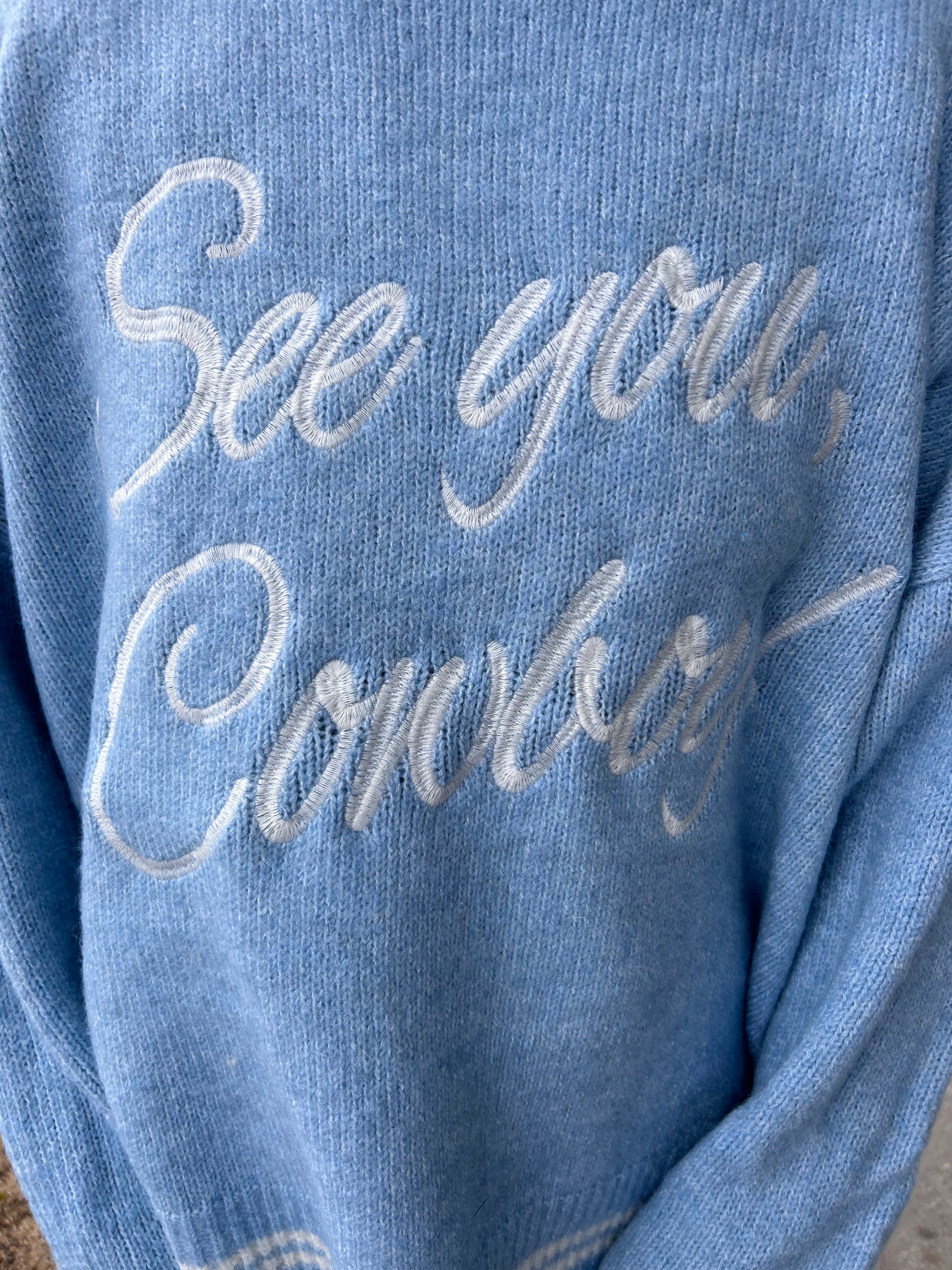 See You Cowboy Knit Sweater