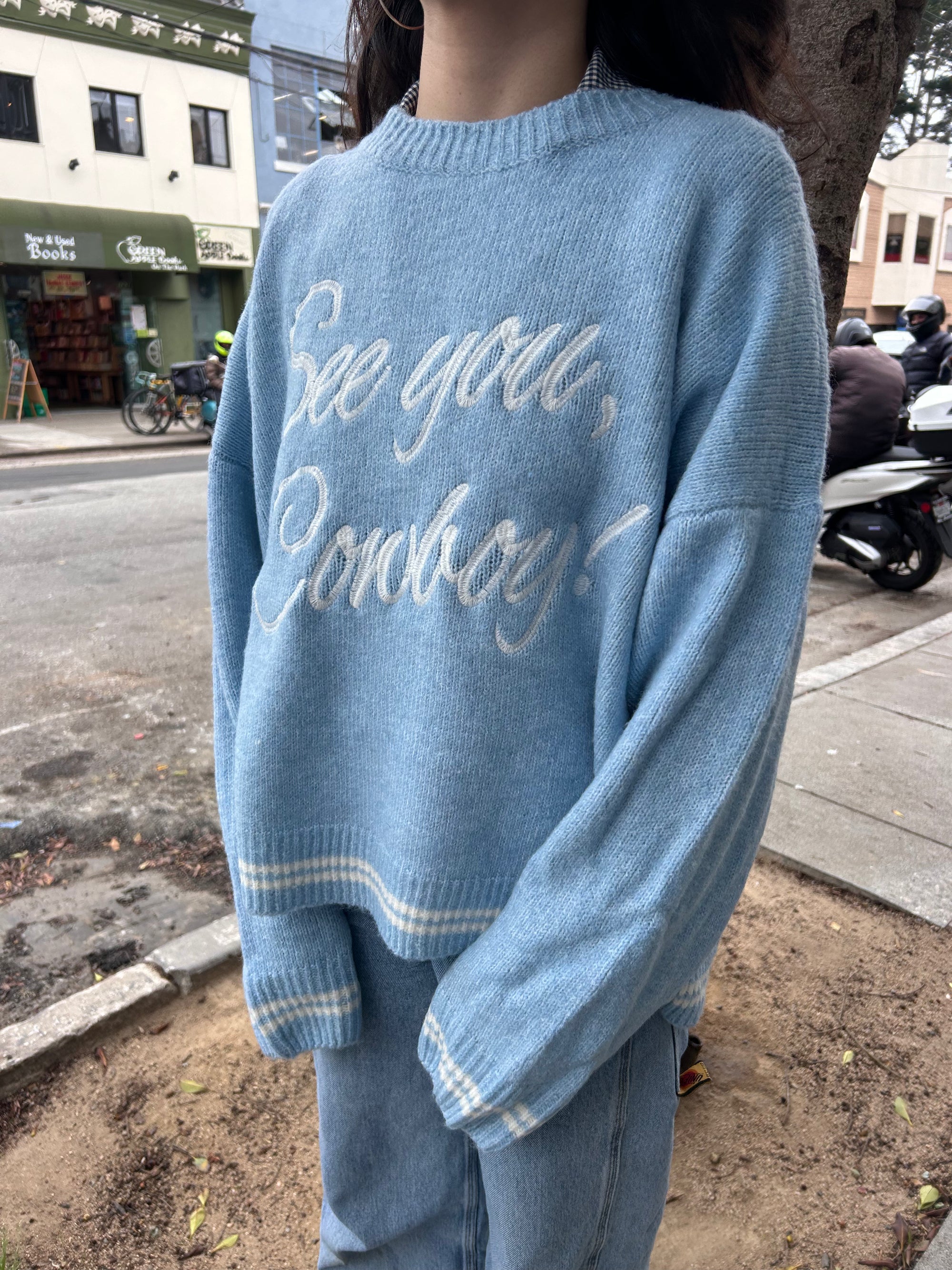 See You Cowboy Knit Sweater