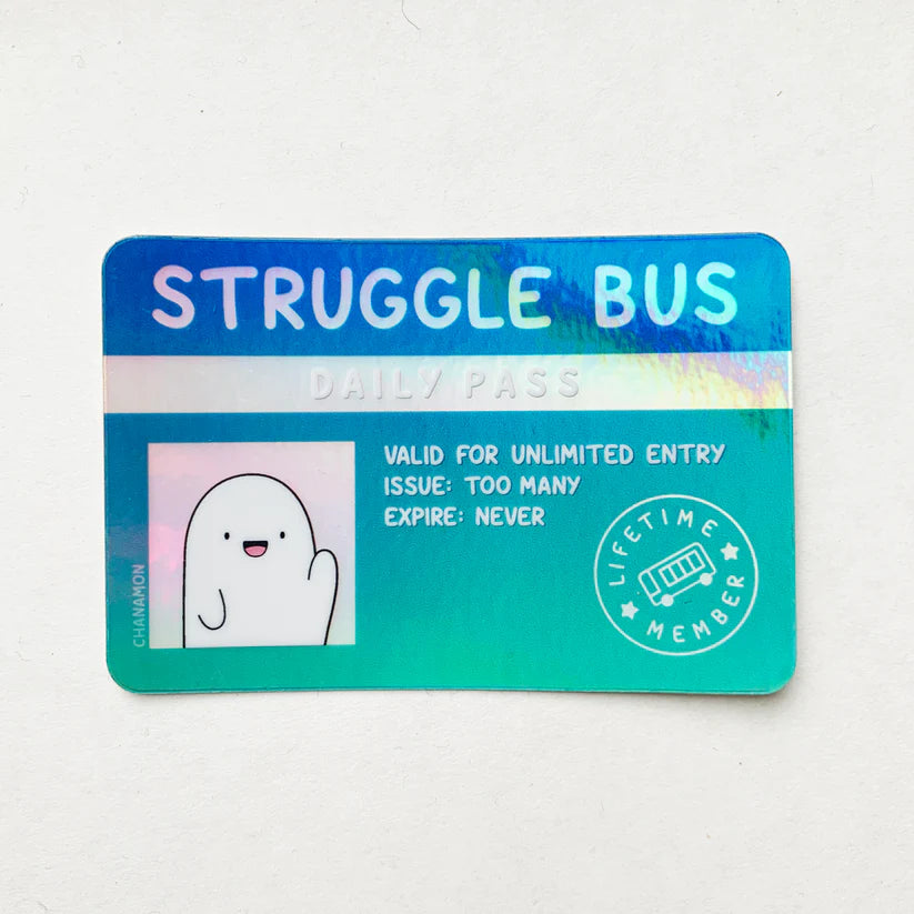 Struggle Bus Sticker