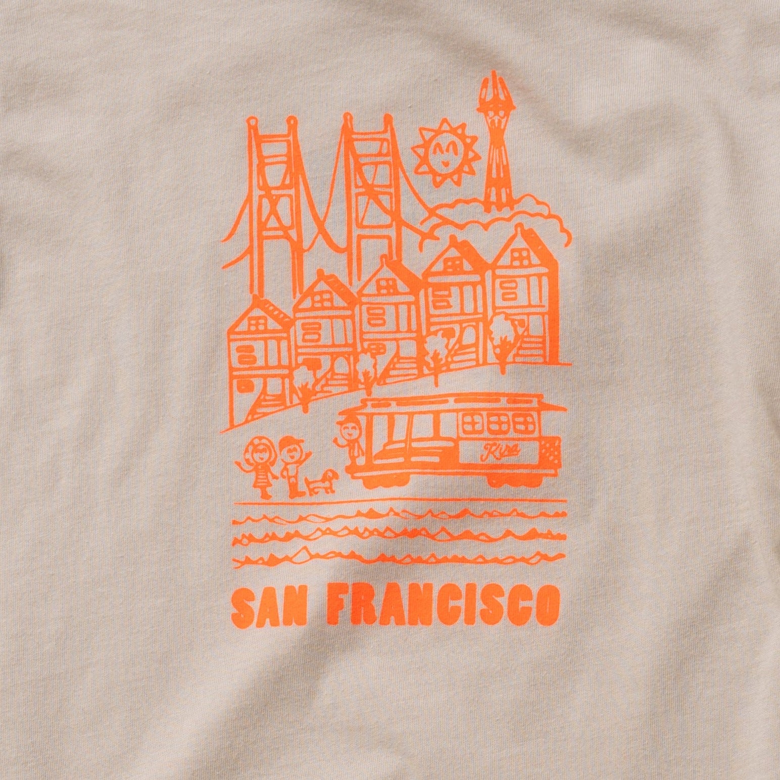 SF Landmark T-Shirt, Heather Natural