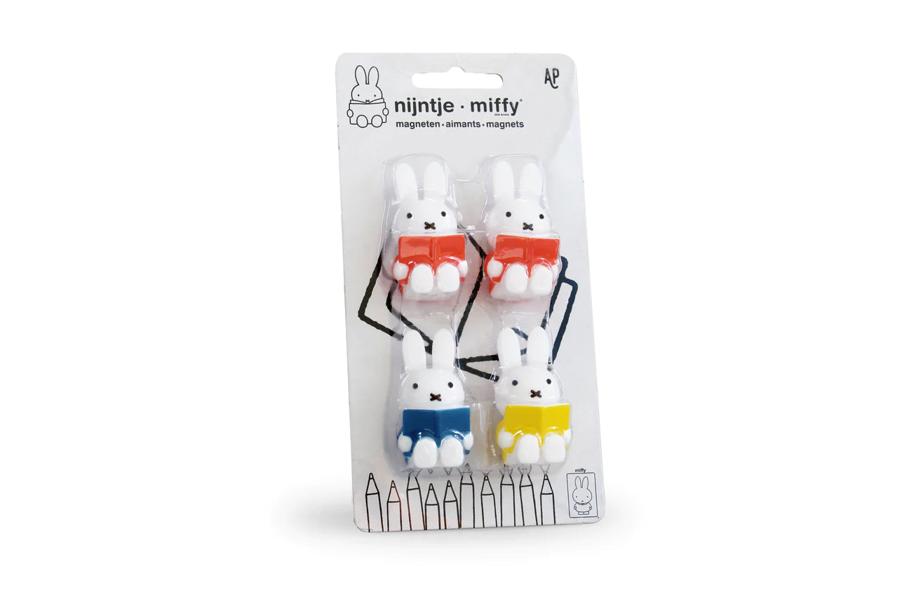 Miffy Magnets, Set of 4, Reading