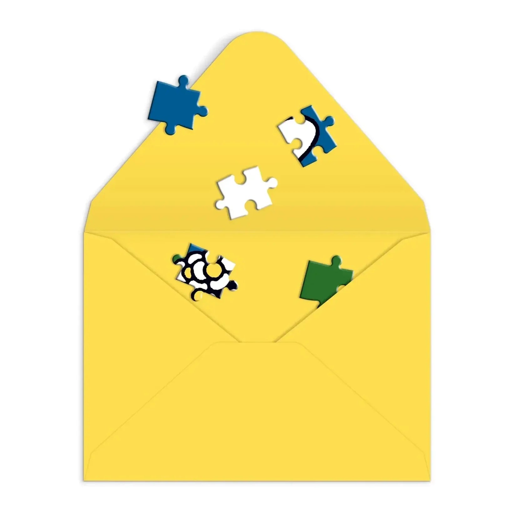 Miffy Greeting Card Puzzle, Miffy with Flowers