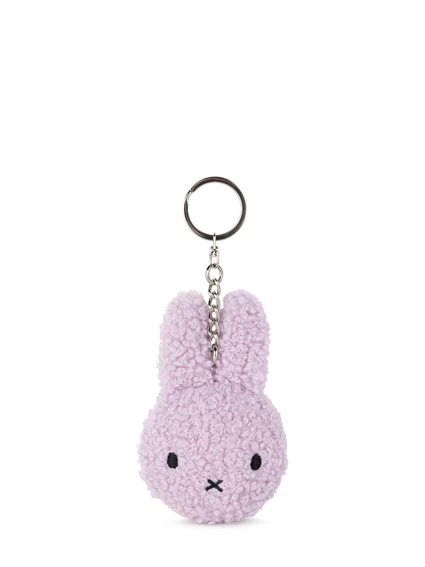 Miffy Flat Keychain, Teddy Lavender