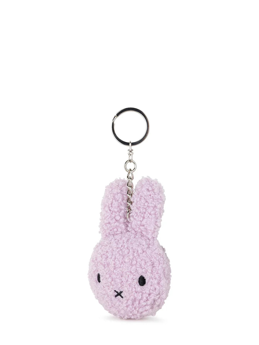 Miffy Flat Keychain, Teddy Lavender