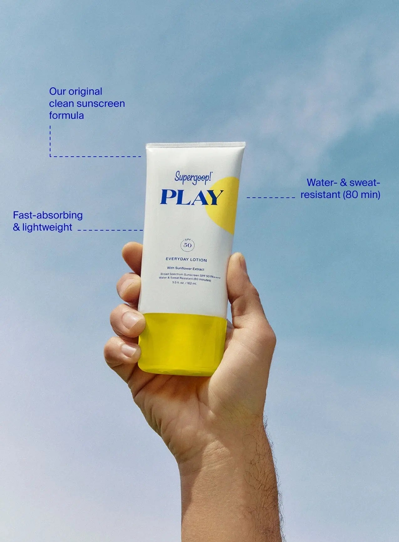 Play Everyday Lotion SPF 50 with Sunflower Extract, 2.4 fl. oz