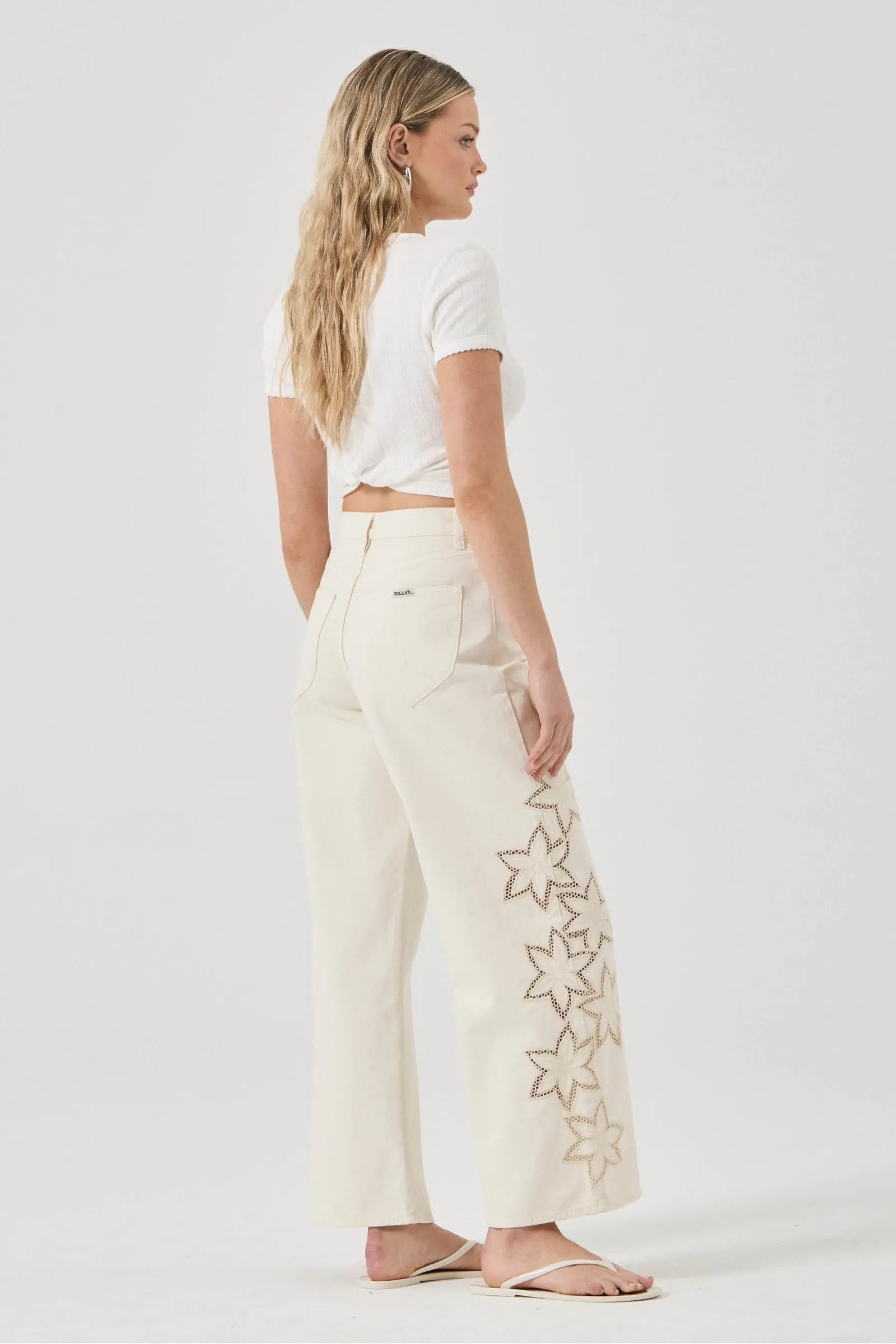 Relaxed Sailor Long with Embroidered Cut-Out