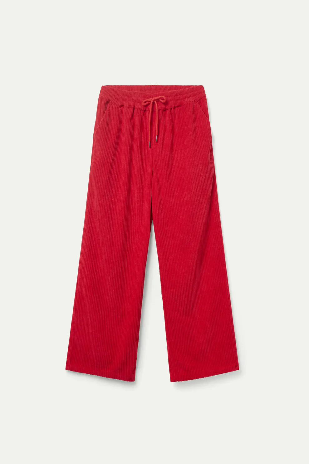 Red Drawstring Trousers