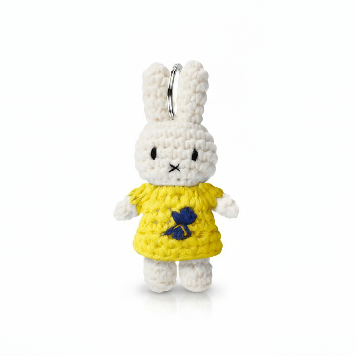 Miffy Knit Keychain, Irises