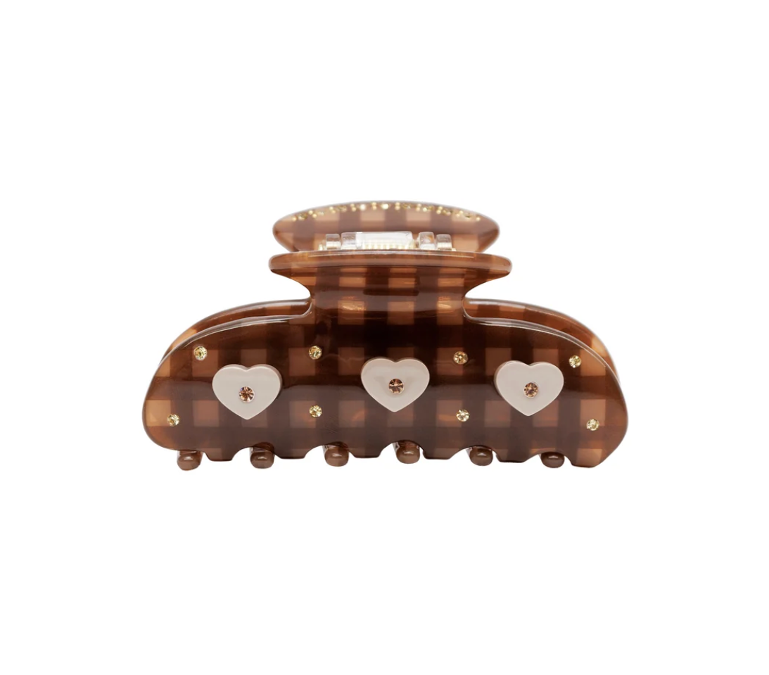Cuddle Me Gingham Sweetheart Clip