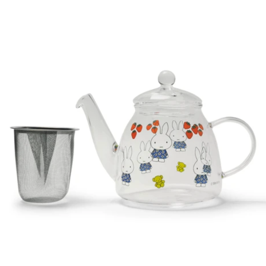 Miffy Strawberry Heat Resistant Teapot