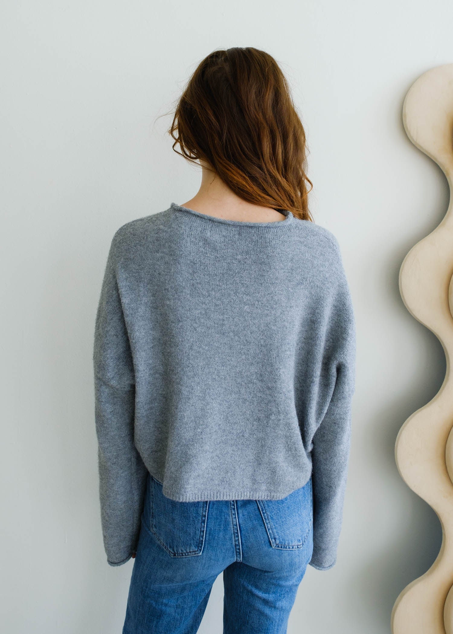 Piper Cardigan, Heather Grey