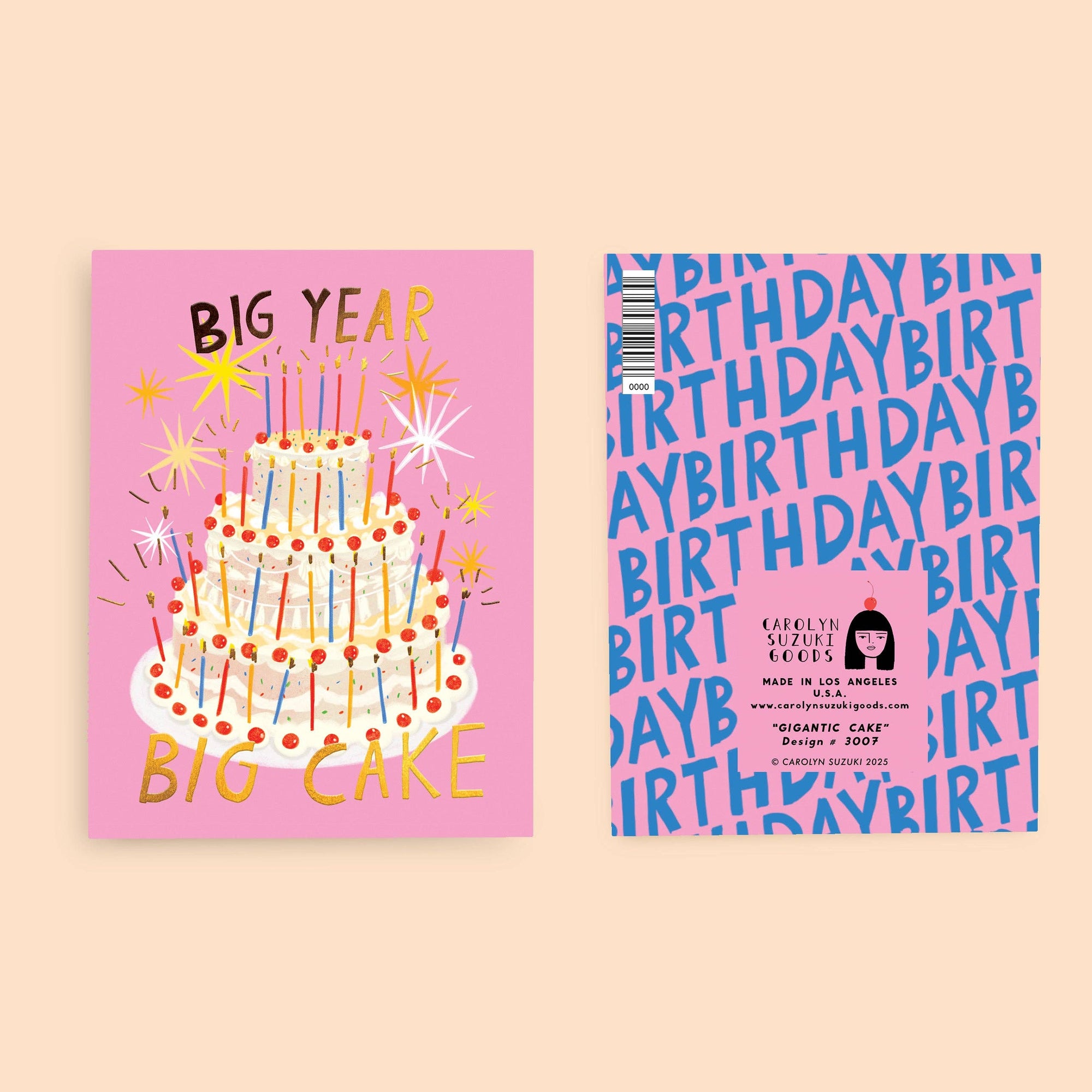 Gigantic Birthday Birthday Card