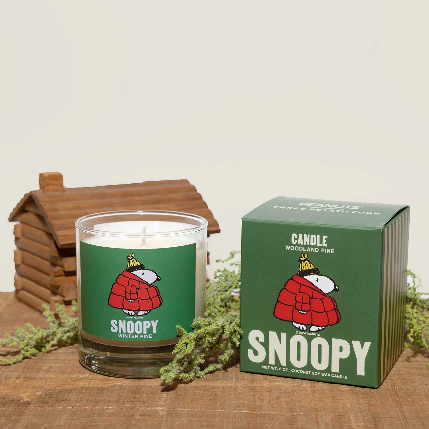 Snoopy Candle, Pine