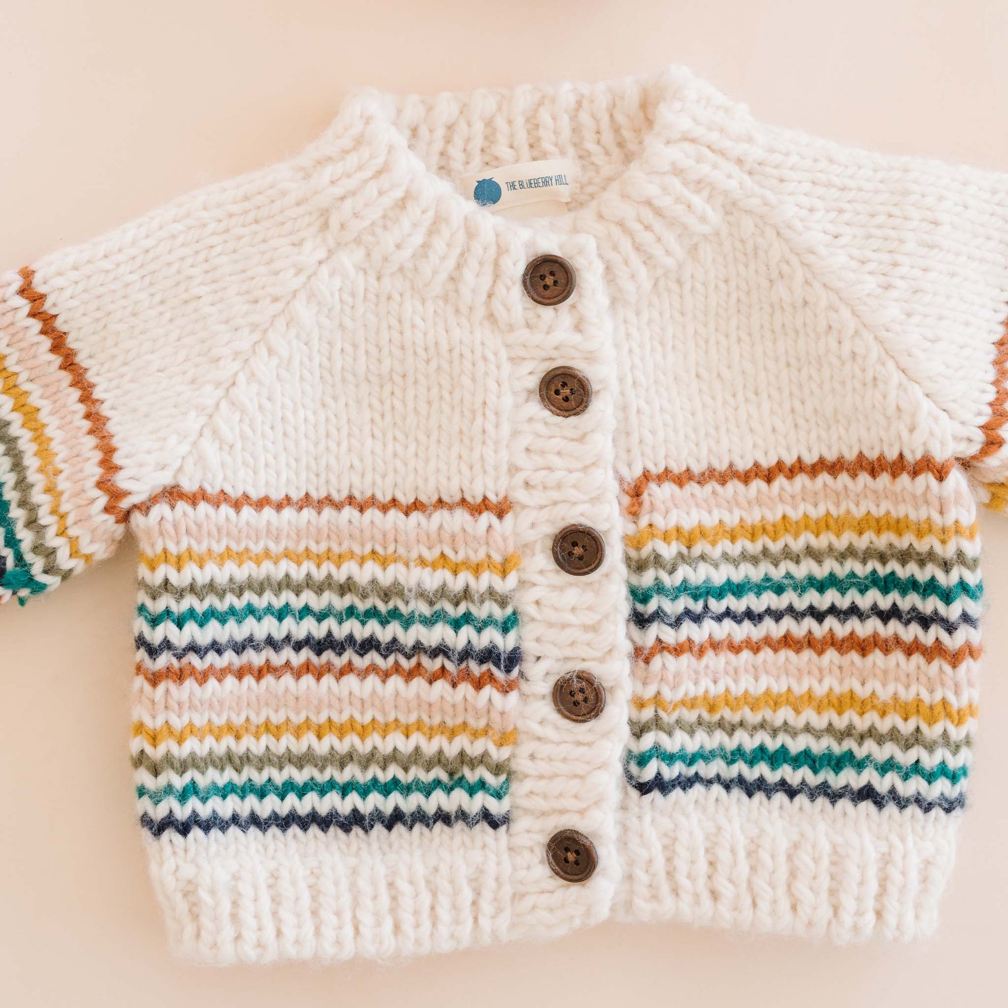Baby Retro Stripe Cardigan