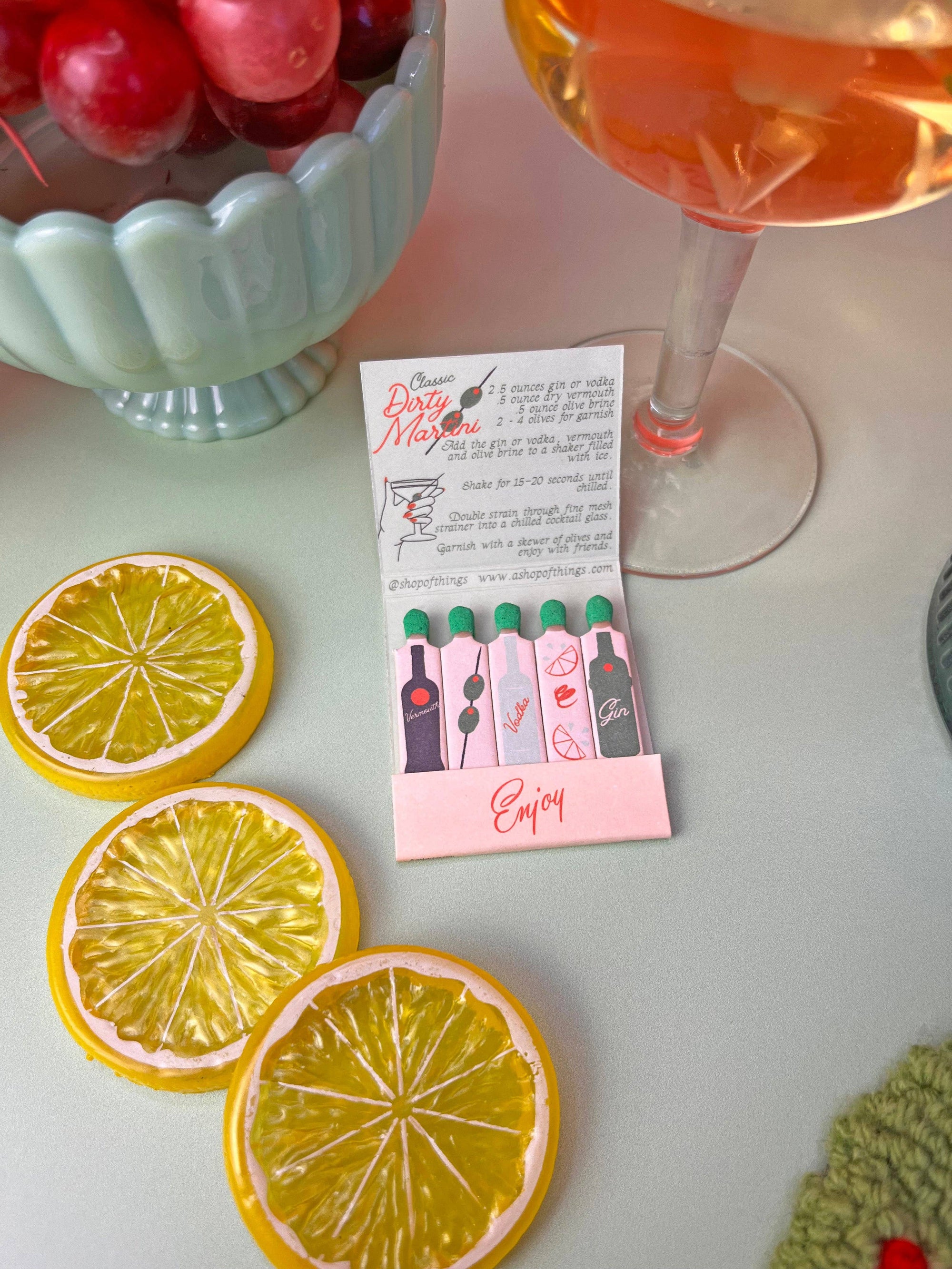 Martini Matchbook