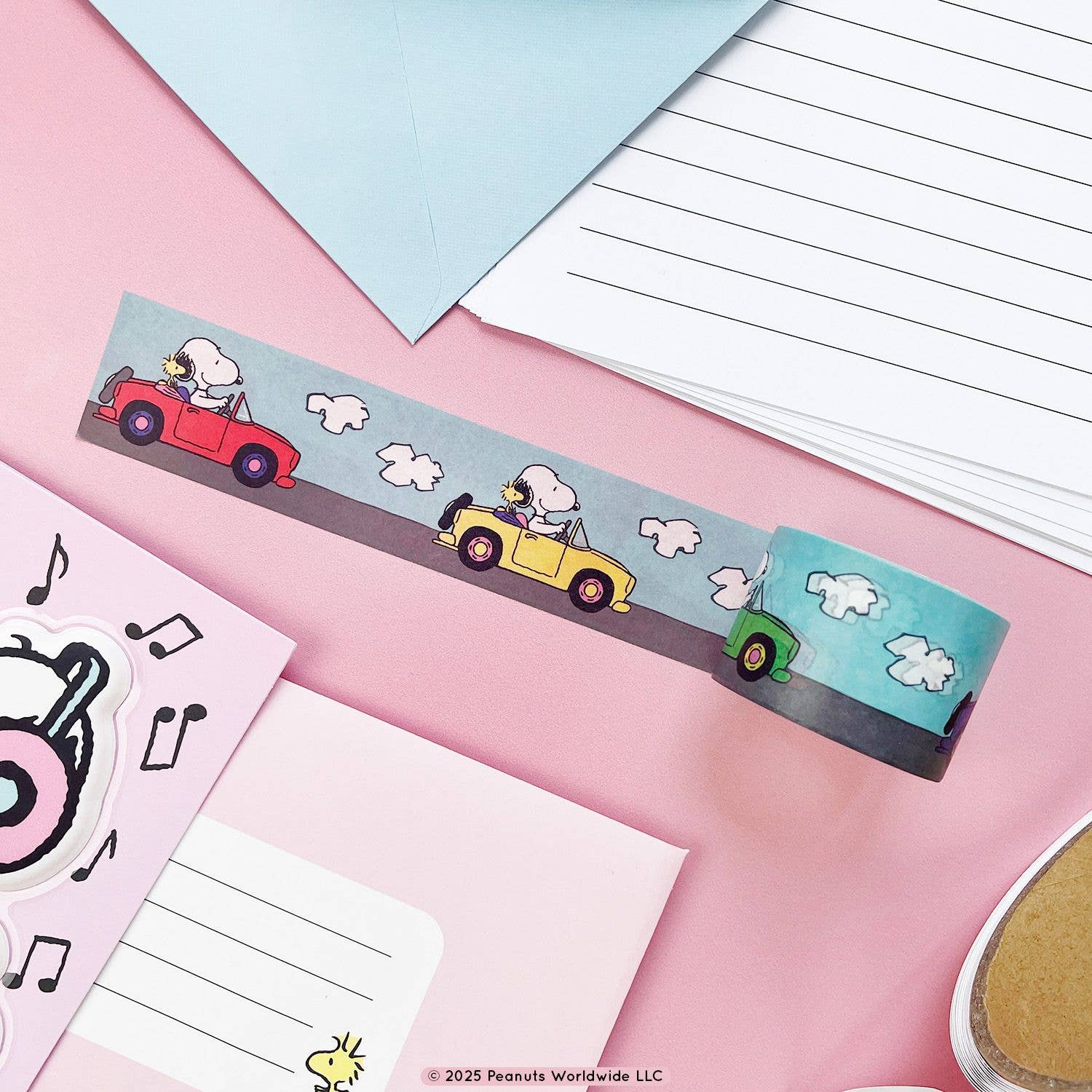 Snoopy & Woodstock On The Road Washi Tape