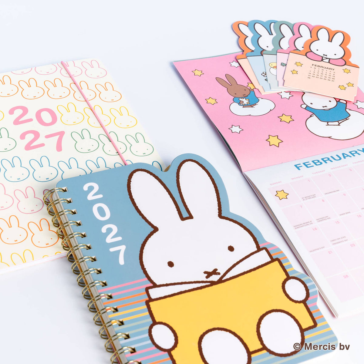 2027 Miffy A Year in Color Die-Cut Weekly Planner