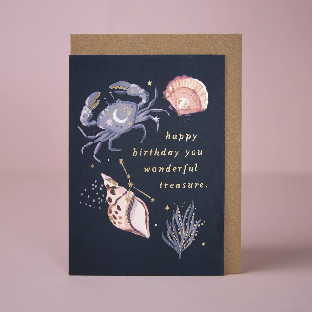 Treasure Zodiac Birthday Card