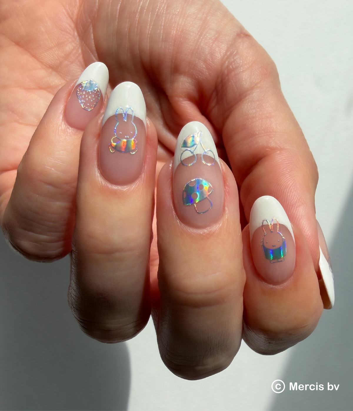 Nail Art Stickers, Miffy is Holo
