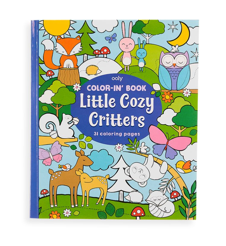 Color-in' Book, Little Cozy Critters