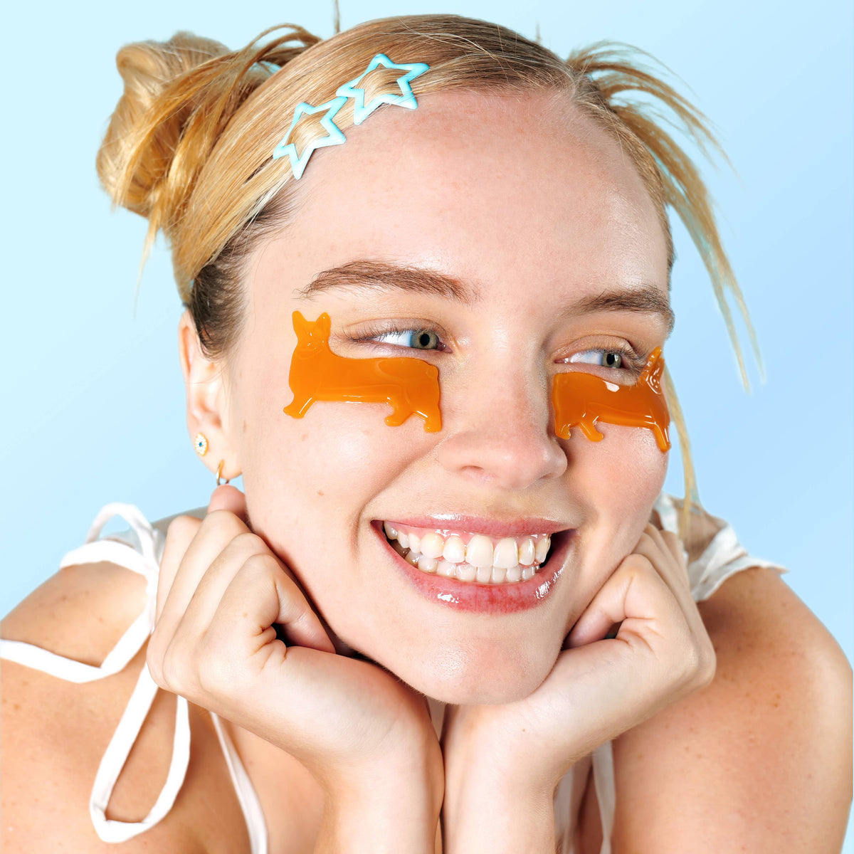 Corgi Shaped Brightening Eye Patches, 10 Pack