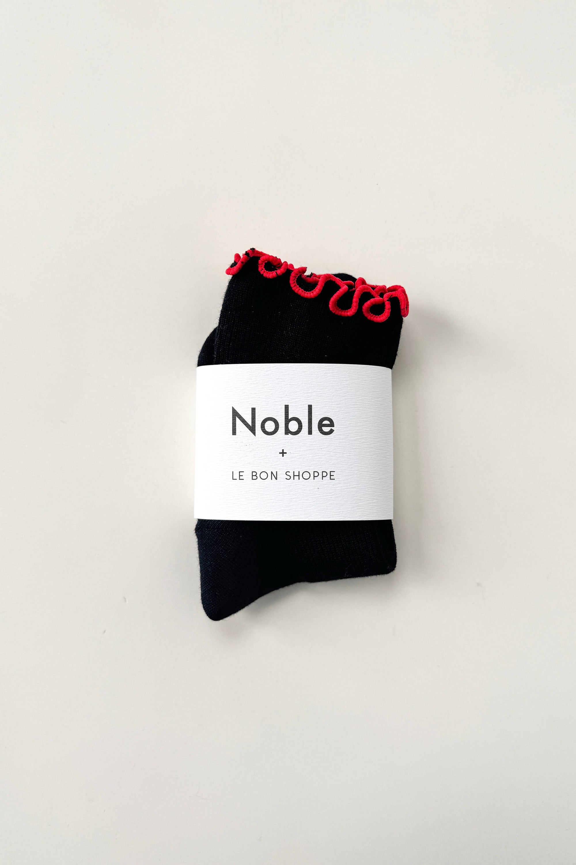 Petite Ruffled Modal Socks, Baby Blue/Butter