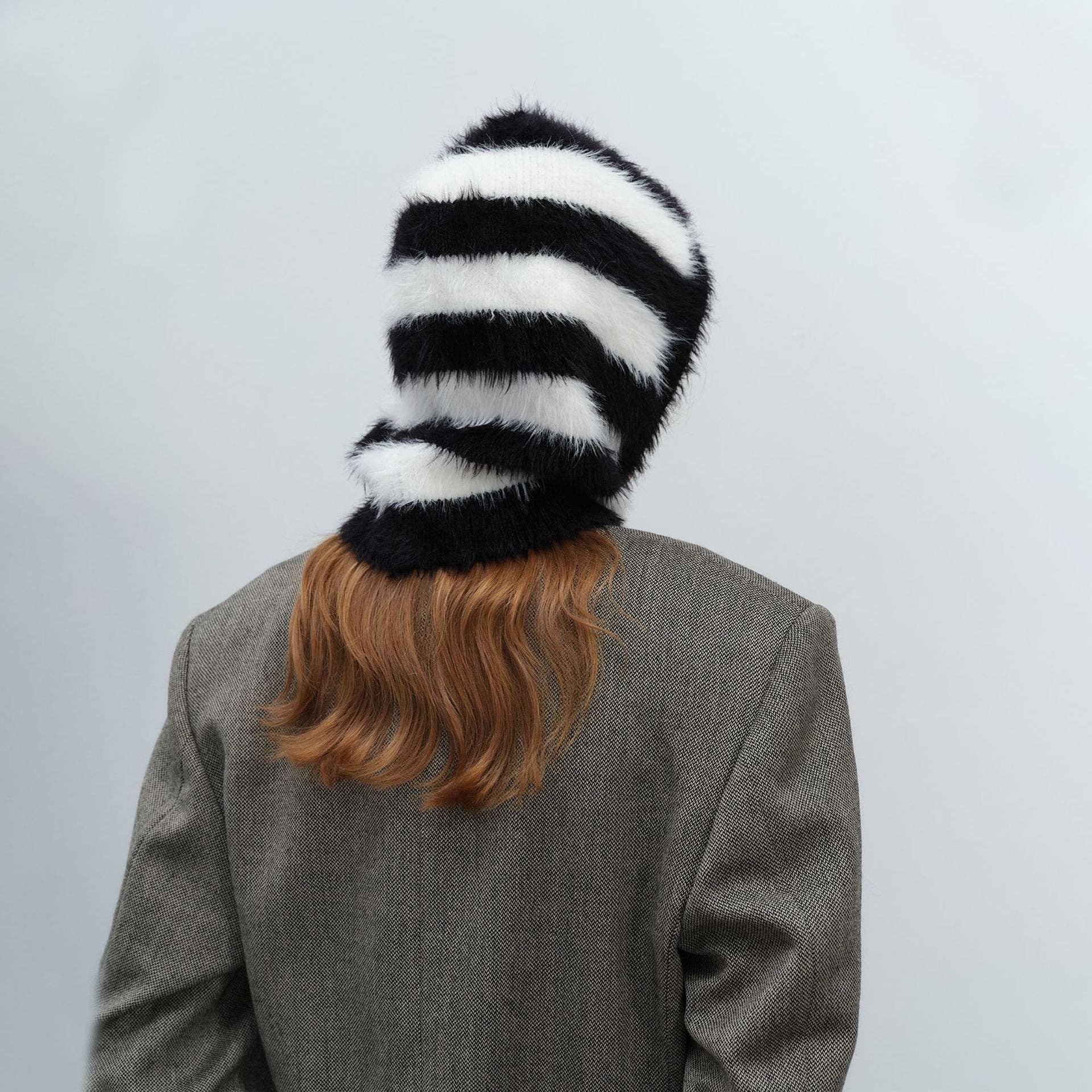 Striped Balaclava, Light Purple