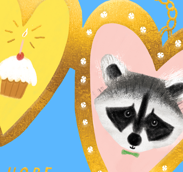 Raccoon Pal Birthday Card