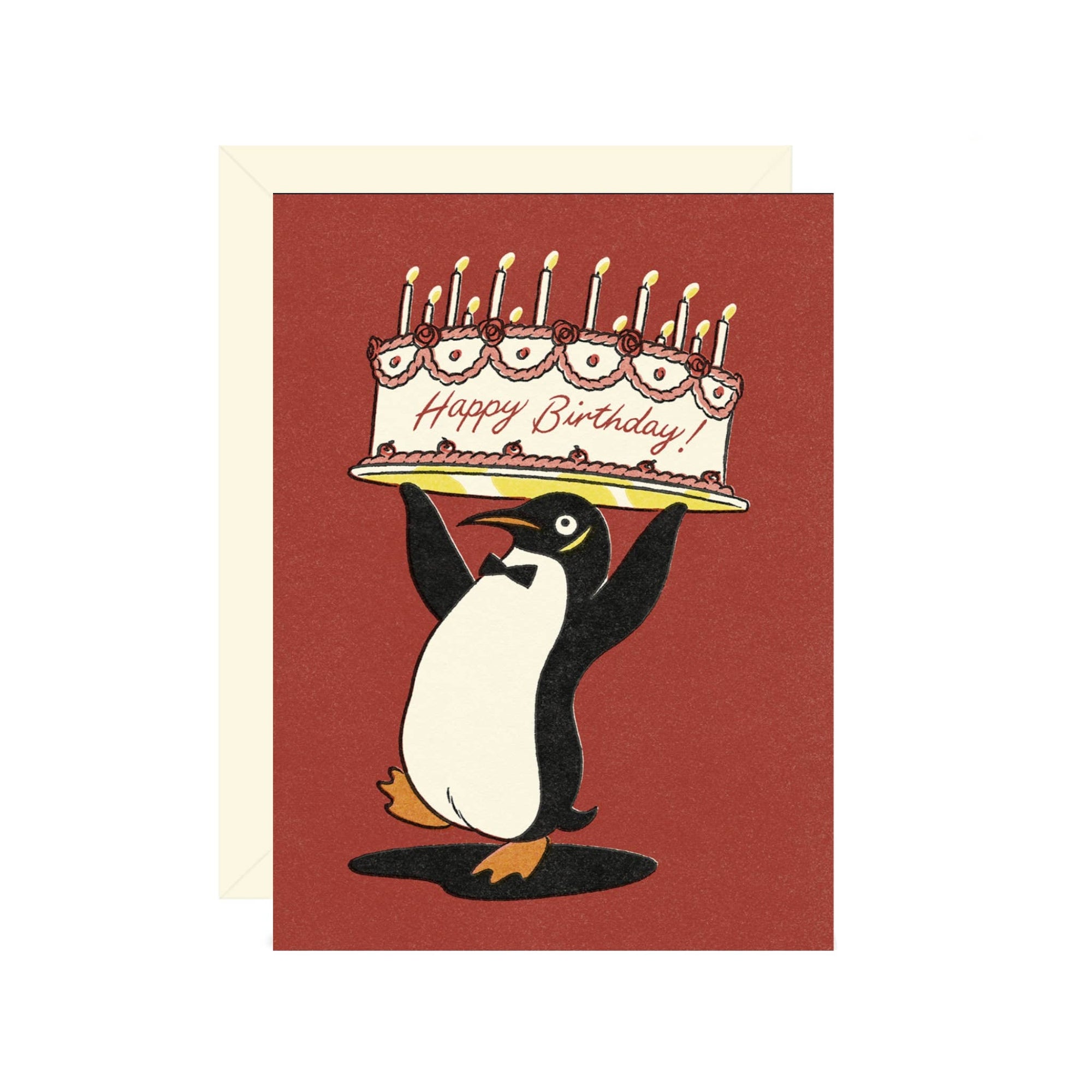 Penguin Birthday Card