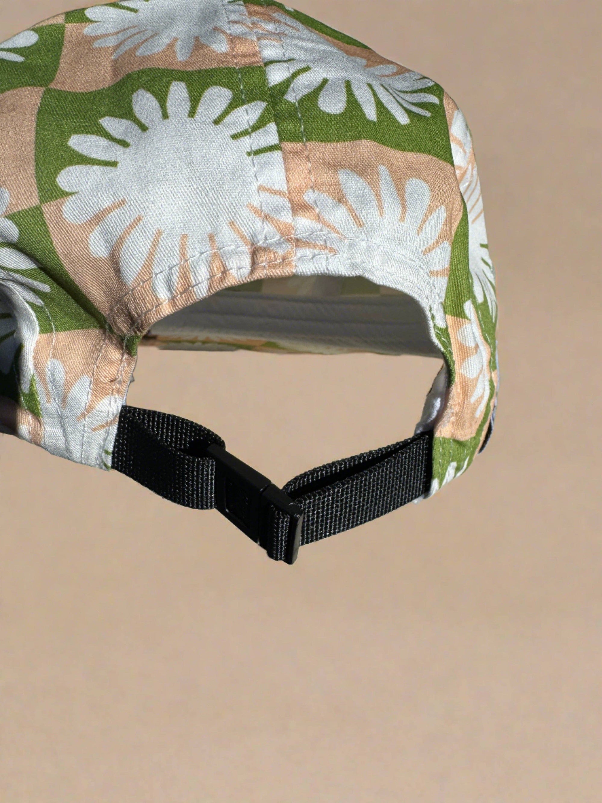 Five-Panel Hat, The Floral Check