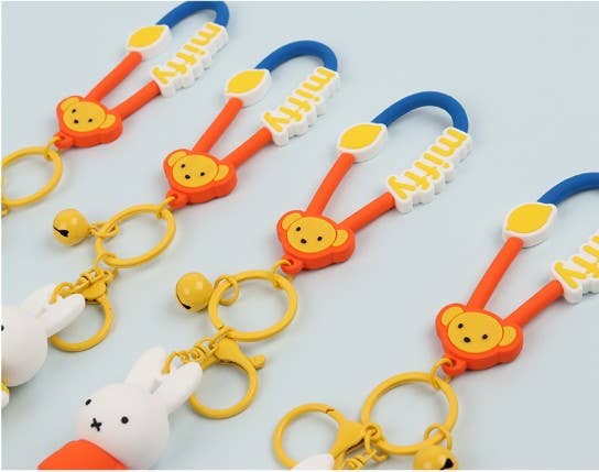 Miffy Color Carabiner Deco Keychain