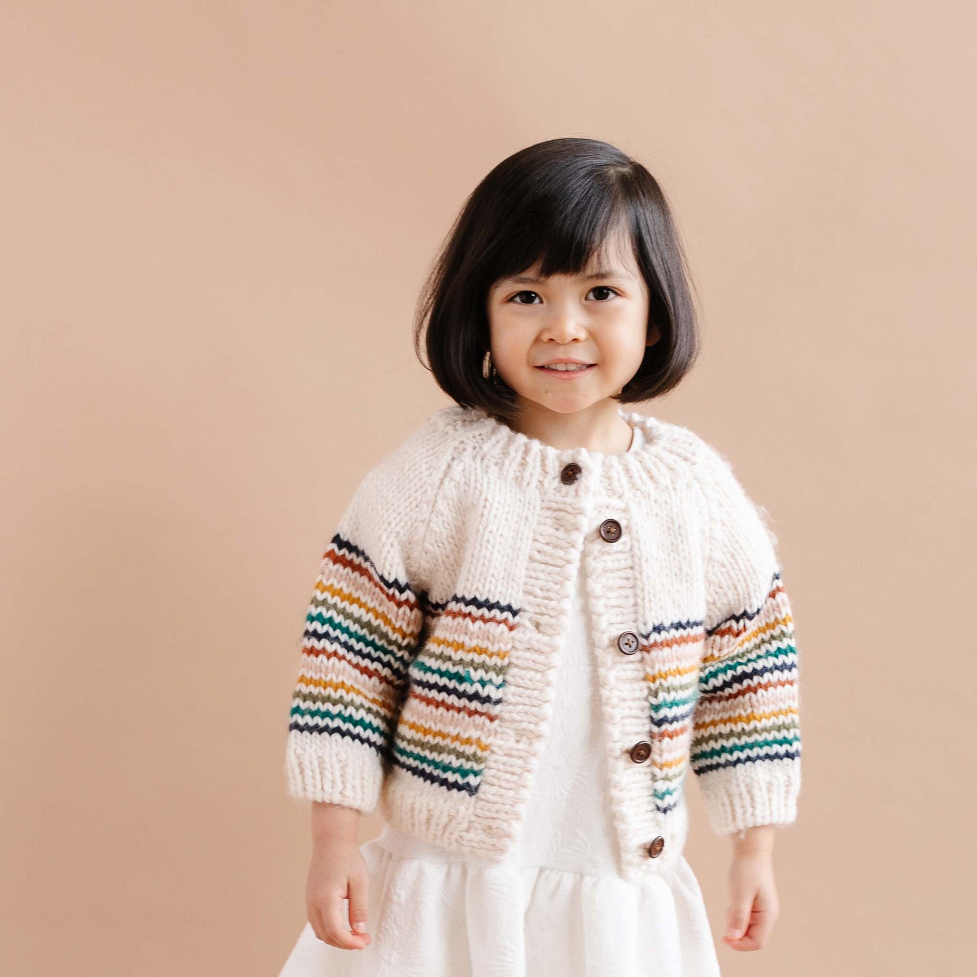 Baby Retro Stripe Cardigan
