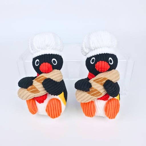 Pingu Baguette Bakery Plush Bag Charm
