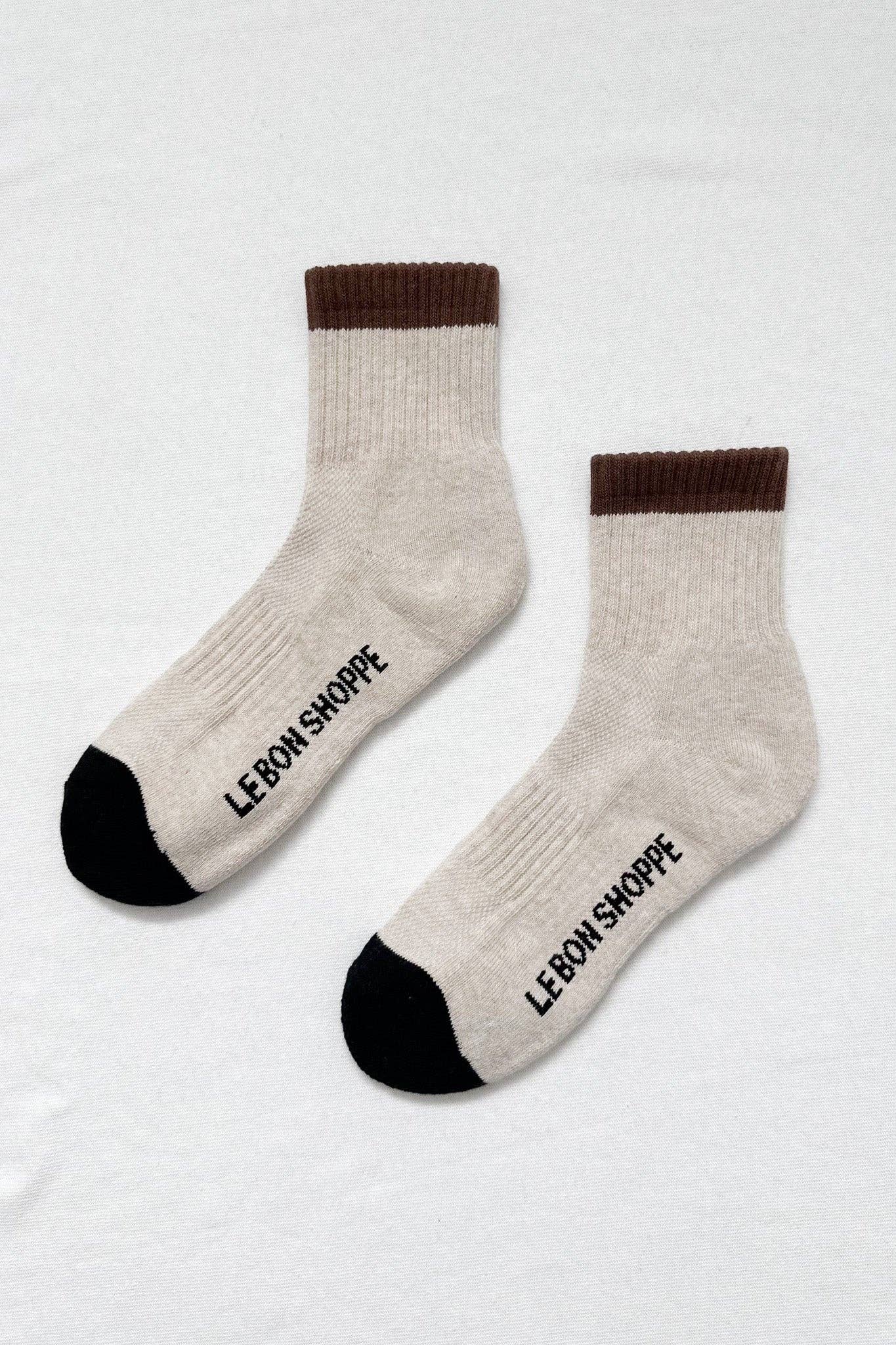 Color Block Girlfriend Socks, Yellow Blue