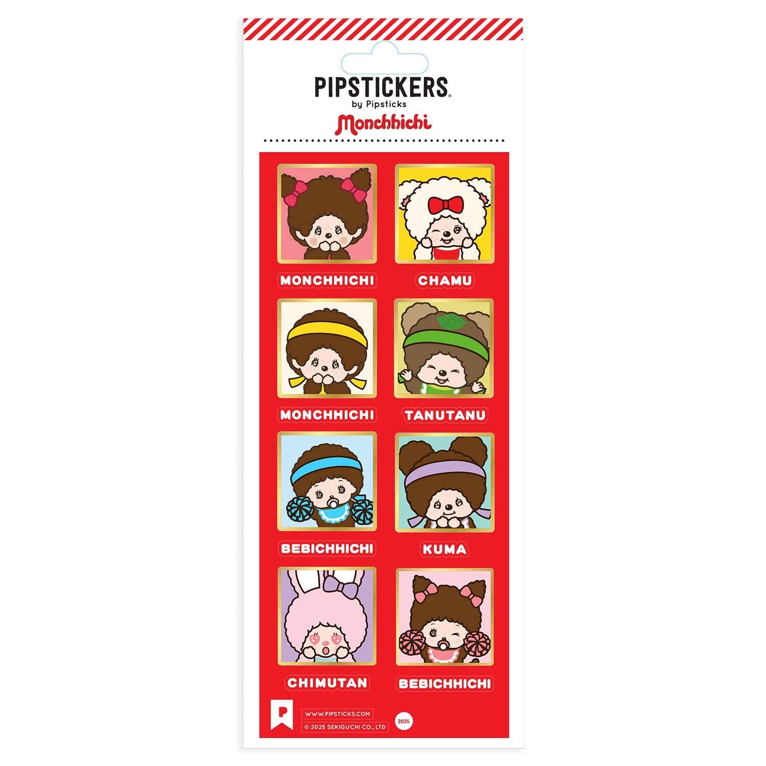 Monchhichi & Friends Sticker Sheet