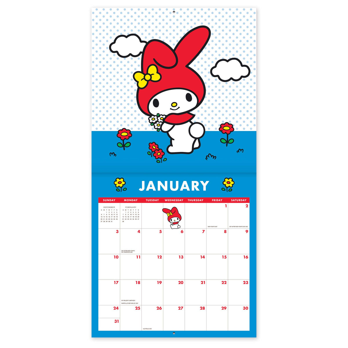 2027 Hello Kitty® and Friends Retro 12" x 12" Wall Calendar