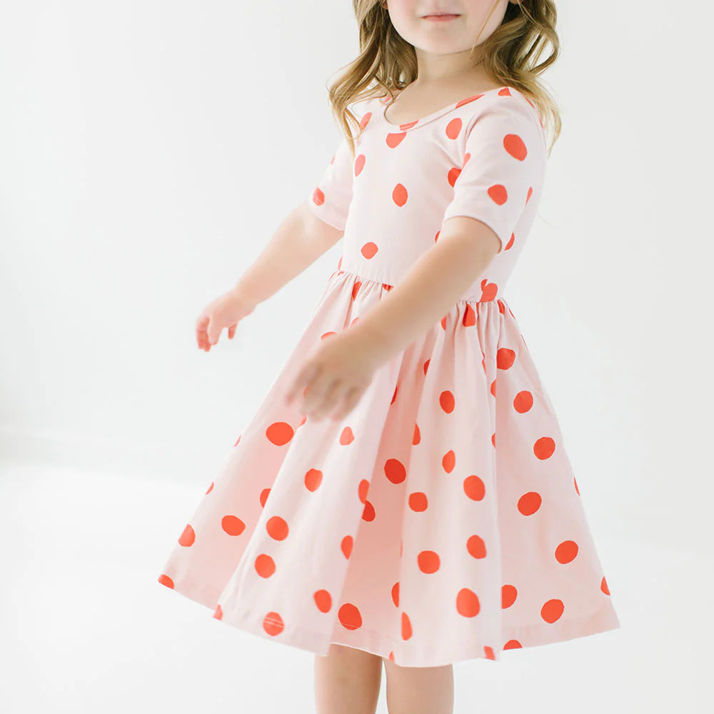 Ballet Dress, Blush Dot