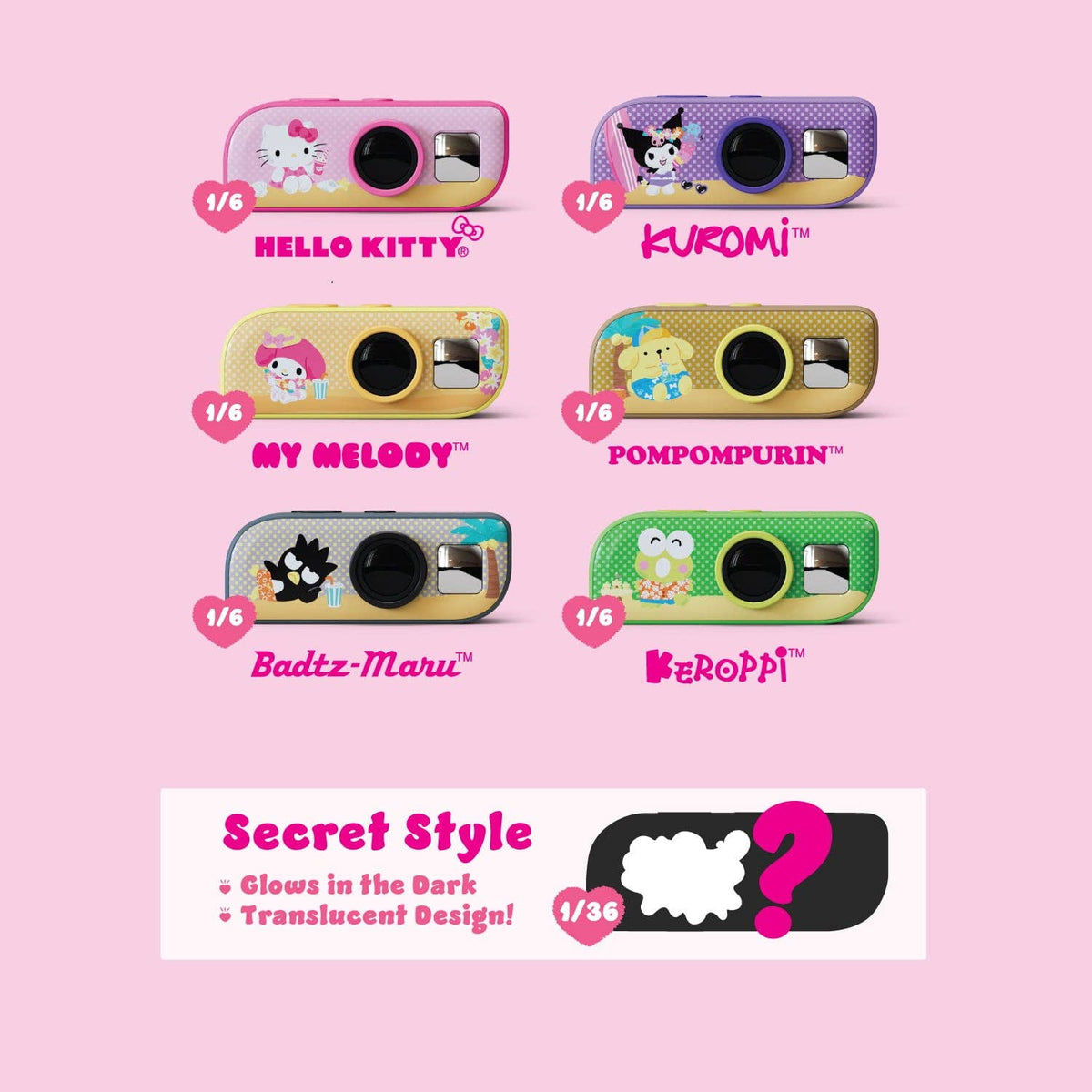 Hello Kitty and Friends Mini Camera Blind Box